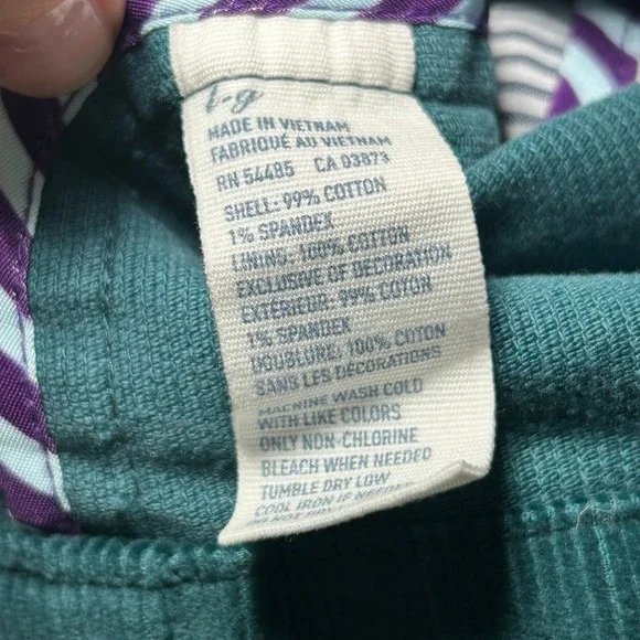 Vintage American Eagle Corduroy Blazer Teal Green Button Front Pockets Women‎ L - Picture 7 of 8